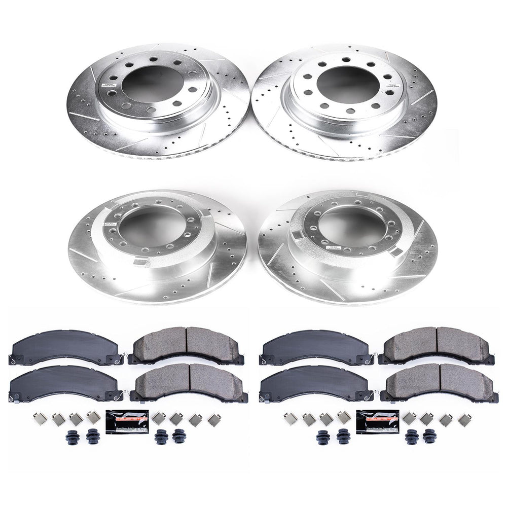 Power Stop 13-18 Ram 4500 Front & Rear Z23 Evolution Sport Brake Kit