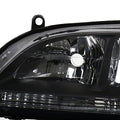 CRYSTAL HOUSING HEADLIGHTS BLACK