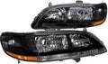 CRYSTAL HOUSING HEADLIGHTS BLACK