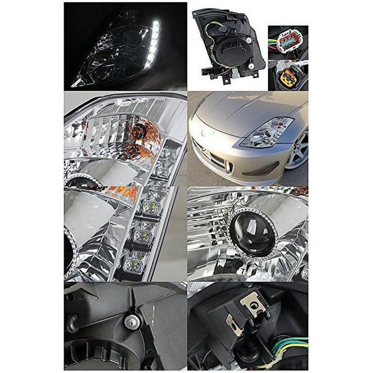 PROJECTOR HEADLIGHTS CHROME HOUSING