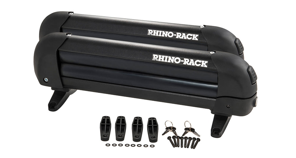 ~(14 lbs. 57X7X6)~ Vortex ROC25 Flush Black 2 Bar Roof Rack
