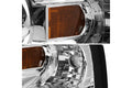 PROJECTOR HEADLIGHTS CHROME HOUSING CLEAR LENS