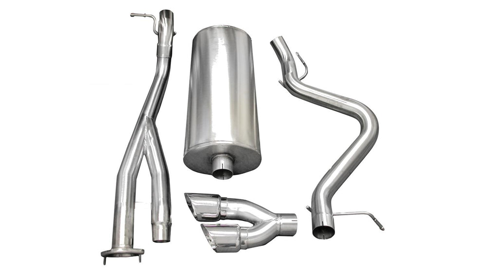 3.0 Inch Cat-Back Sport Single Side Exhaust 4.0 Inch Black Tips 03-07 Chevrolet Silverado SS 143.5 I