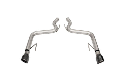 3.0 Axle-Back Dual Rear Track Series Exhaust System with 4.5 Polished Black PVD Pro-Series Tips