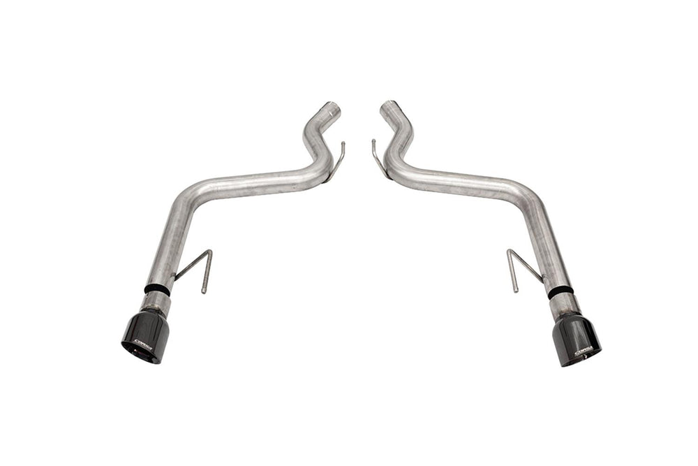 3.0 Axle-Back Dual Rear Track Series Exhaust System with 4.5 Polished Black PVD Pro-Series Tips