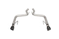 3.0 Axle-Back Dual Rear Track Series Exhaust System with 4.5 Polished Black PVD Pro-Series Tips