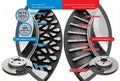 DBA 08-14 Chevrolet Corvette Z51 Rear 4000 Series Slotted Rotors w/Black Hat