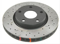 DBA 08-14 Chevrolet Corvette Z51 Rear 4000 Series Slotted Rotors w/Black Hat
