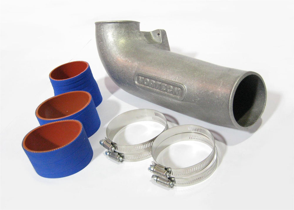 Discharge Tube w Hardware For 1986-1993 Mustang w V-7 Satin