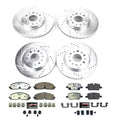 Power Stop 2021 GMC Acadia Front and Rear Z36 Truck & Tow Brake Kit