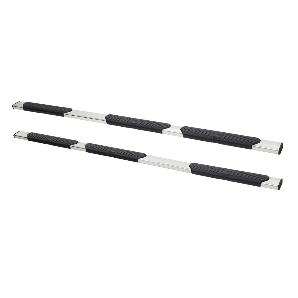~(62 lbs. 68X22X6)~ R5 Modular W2W Nerf Step Bars Polished Stainless Tacoma Double Cab 2016-2019 (6 FT Bed)