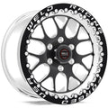 Weld S77 HD 17x10 / 5x135mm BP / 6.2in. BS Black Wheel (HD Low Pad) - Black Single Beadlock MT