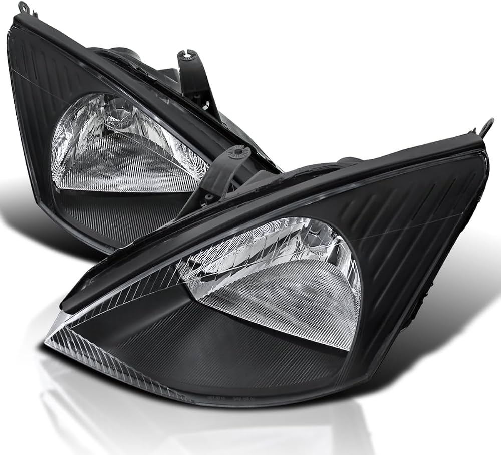 EURO HEADLIGHT BLACK HOUSING