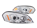0613 IMPALA/MONTE CARLO HEADLIGHTS CHROME CLEAR PROJECTOR WITH HALOS DRIVE/PASS