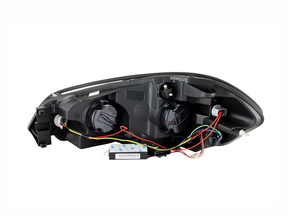 0613 IMPALA/MONTE CARLO HEADLIGHTS CHROME CLEAR PROJECTOR WITH HALOS DRIVE/PASS