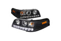 PROJECTOR HEADLIGHT BLACK HOUSING