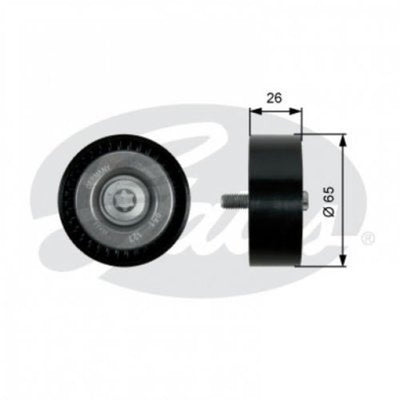 Gates 12-15 Mercedes-Benz C250 4-Cyl. 1.8L Smooth Belt Drive Pulley