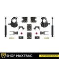 2/4IN LOWERING KIT WMAXTRAC SHOCKS 2016 + GM 1500 2WD