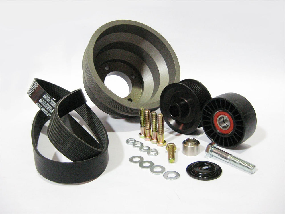1986-1993 5.0 Mustang 3.12in 8-Rib Pulley Pack Accessory Drive-Standard