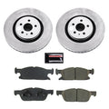 Power Stop 19-21 Lincoln Nautilus Front & Rear Z17 Coated Brake Kit