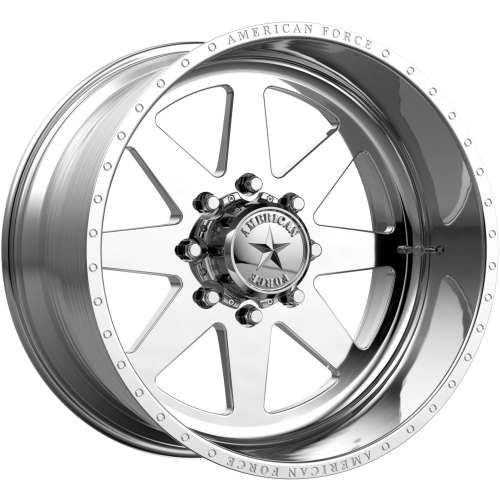 ~(70 lbs. 30X27X17)~ 1994-2018 DODGE RAM 2500 American Force 24x14 Independence SS 8x6.5 122mm Polished