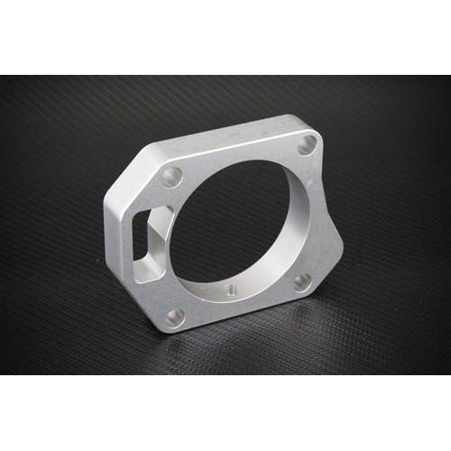 Torque Solution Throttle Body Spacer (Silver): Honda Civic Si 2006-2011 70mm