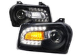 PROJECTOR HEADLIGHT BLACK HOUSING