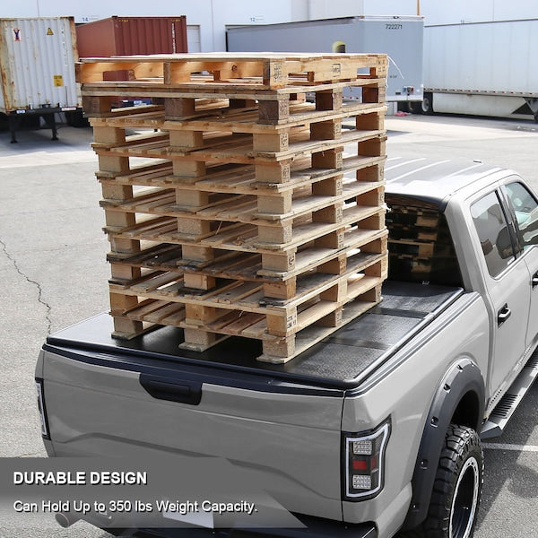 GMC CANYON 6 FOOT 1 INCH HARD QUAD FOLD TONNEAU COVER