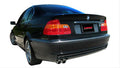 2.25 Inch Cat-Back Sport Single Rear Exhaust 3.0 Inch Polished Tips 99-06 BMW 325 328 330 E46 Stainl