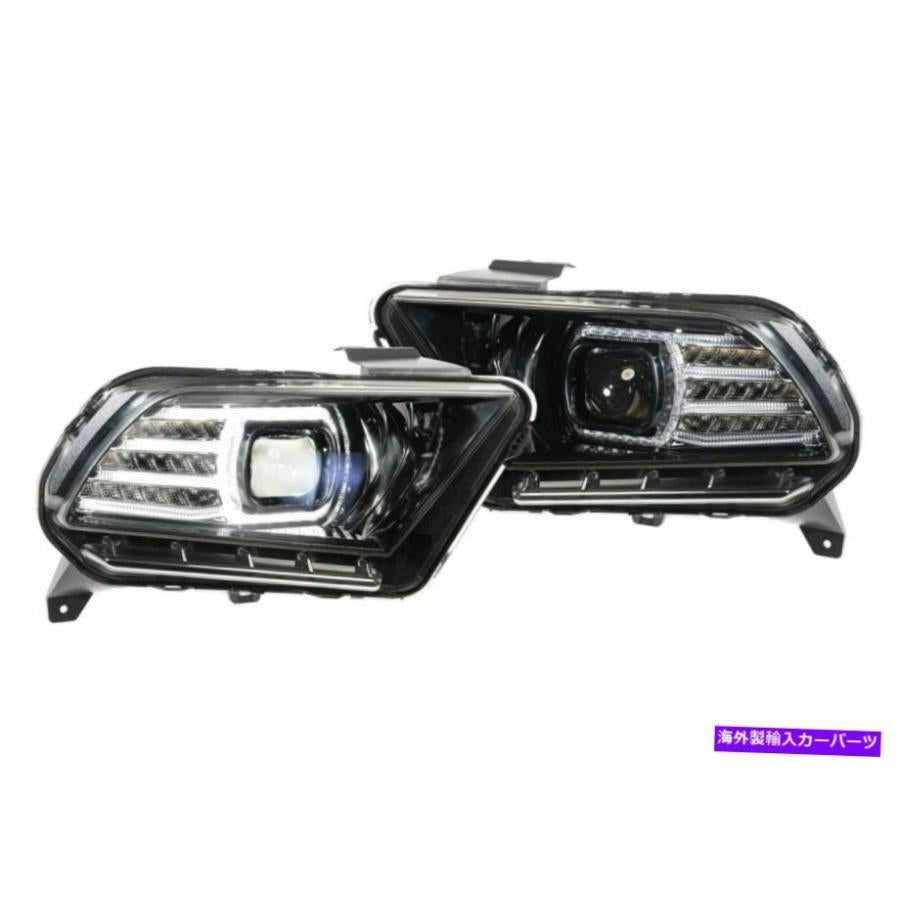 1314 MUSTANG BLACK HALOGEN ONLY XB HEADLIGHTS