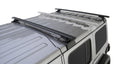 Rhino-Rack 18-21 Jeep Wrangler 4 Door SUV Vortex RCL 2 Bar Backbone Roof Rack - Black