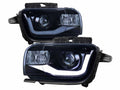 PROJECTOR HEADLIGHT GLOSSY BLACK SM