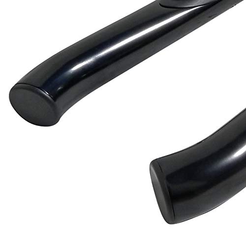 3 INCHES ROUND SIDE STEP BAR - BLAC
