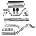 3.0 Inch Cat-Back Sport Dual Rear Exit Exhaust 4.0 Inch Polished Tips 10-13 Silverado Sierra 1500 Cr