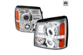 PROJECTOR HEADLIGHT CHROME HOUSING