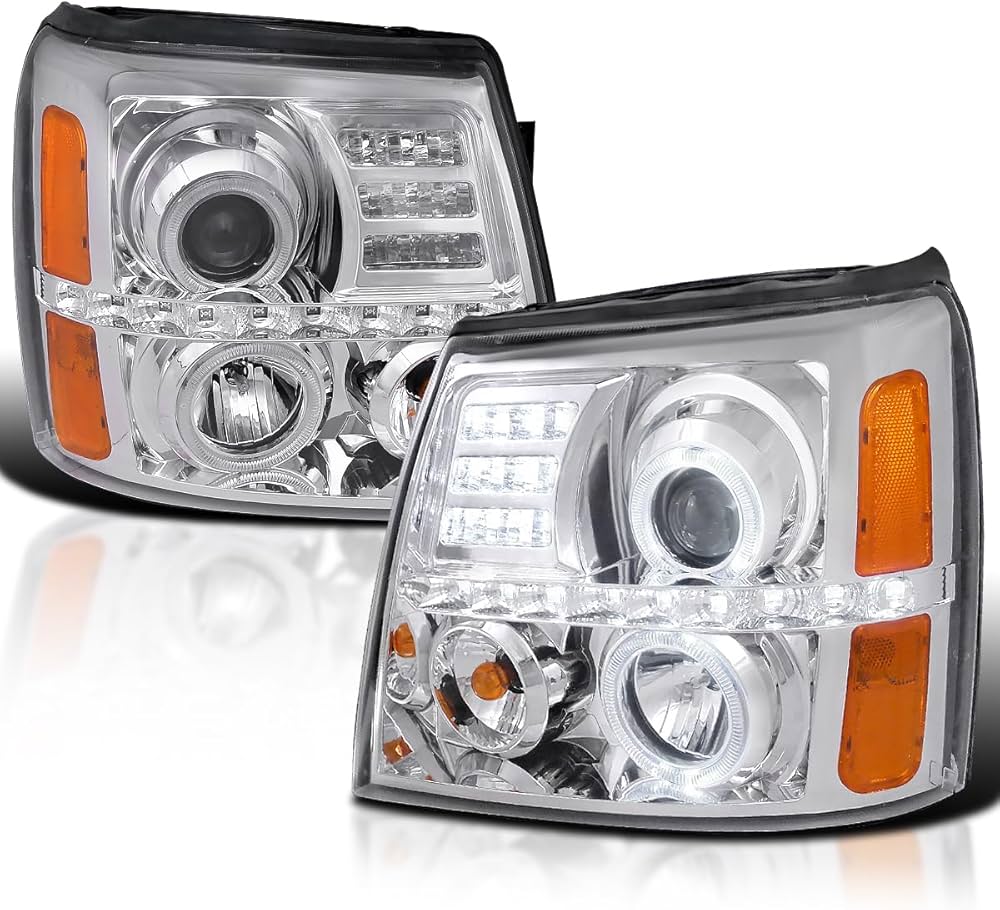 PROJECTOR HEADLIGHT CHROME HOUSING