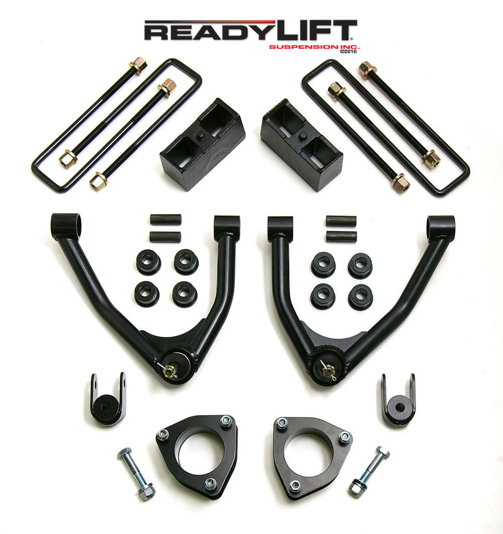 RLS - 4 SST Lift Kit with Upper Control Arms for Forged Steel OE Upper Control Arms without Shocks Fits Chevrolet GMC 1500 2007-2016