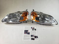 CRYSTAL HOUSING HEADLIGHTS CHROME