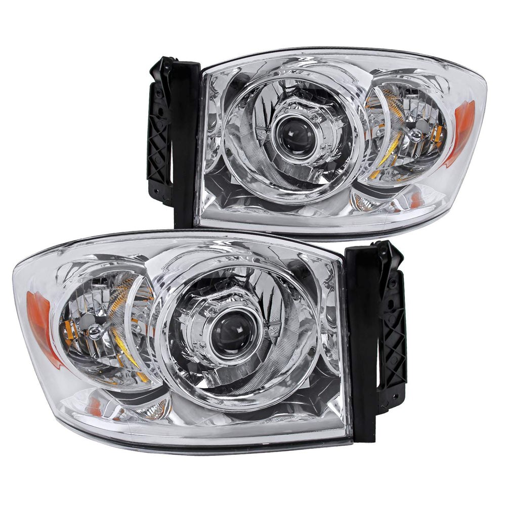 PROJECTOR HEADLIGHT CHROME HOUSING