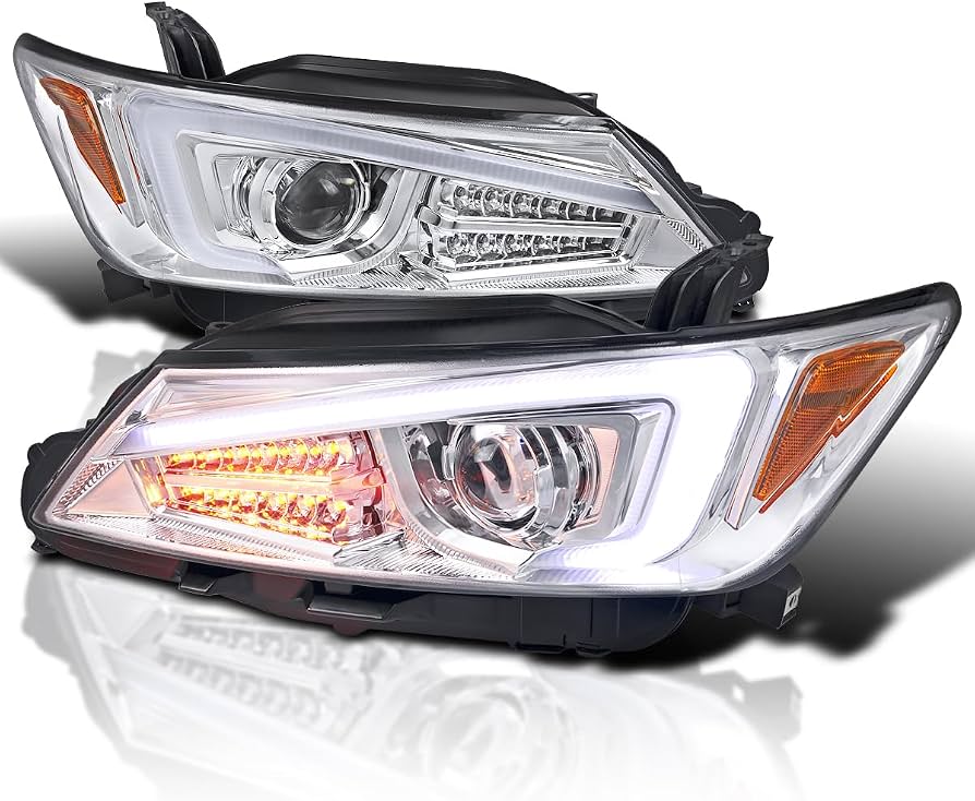 PROJECTOR HEADLIGHTS WITH LED LIGHT