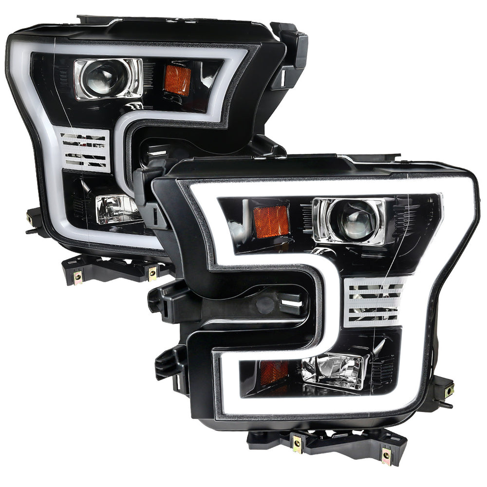 LED BAR PROJECTOR HEADLIGHTS-GLOSSY