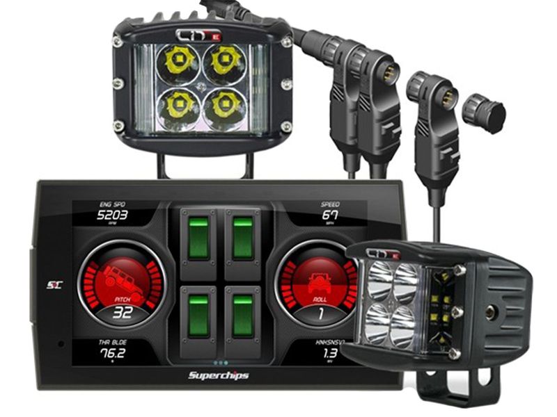 TD3 + LIT LEDS FOR 20-21 JEEP JT