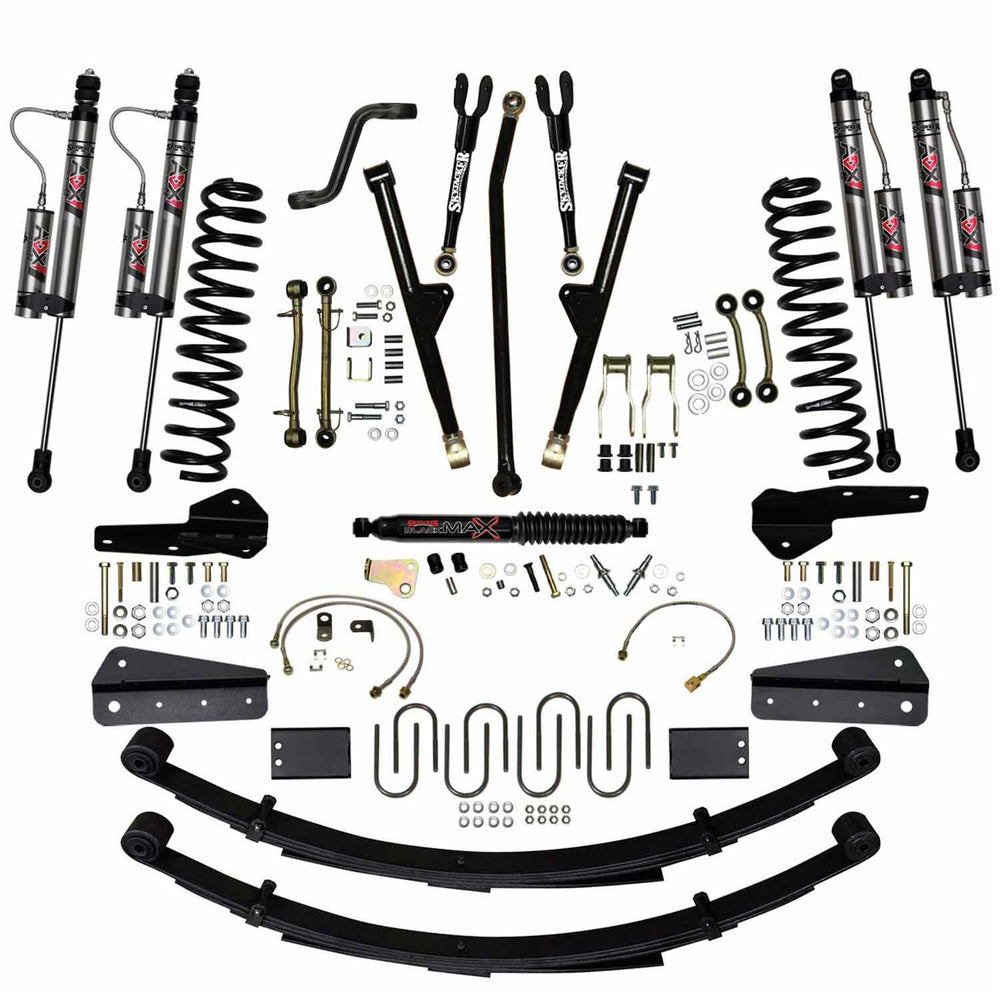 Skyjacker 84-01 Jeep XJ 6in Lift System w/ ADX 2.0 Remote Reservoir Monotube Shocks