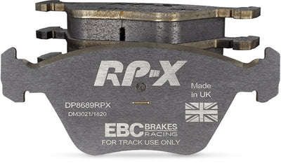 EBC Racing 12-15 Porsche 911 (991) Carrera S 3.8L (Cast Iron Rotor Only) RP-X Rear Brake Pads