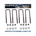 Fabtech 88-98 GM C1500 2WD Extra Cab Square U-Bolt Kit - 9/16-18 x 12.50 x 2.63