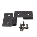 Door Hinge, 4 Piece for 2007-2018 Jeep Wrangler JK and JK Unlimited, Black Rampage