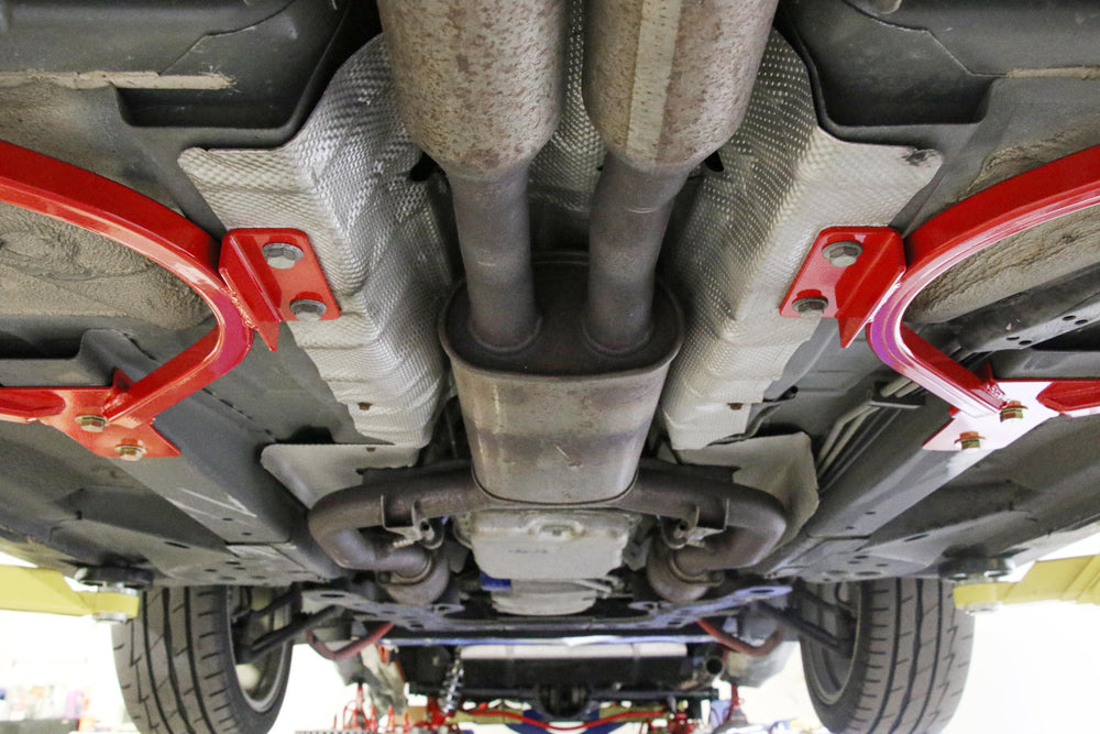 BMR 14-17 Chevy SS Sedan Bolt-On Subframe Connectors - Red