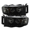Spyder 05-08 Ford Mustang Projector Headlights V2 w/ LED DRL - Black (PRO-YD-FM05V2-DRL-BK)