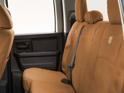 Covercraft 11-18 Dodge Ram Carhartt PrecisionFit Custom Second Row Seat Covers - Brown