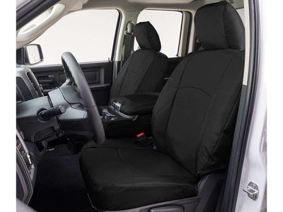 Covercraft 12-18 Dodge Ram Endura PrecisionFit Custom Front Row Seat Covers - Black/Black